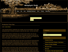 Tablet Screenshot of metaphysicstudy.com